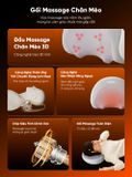 Gối Massage Cổ Và Lưng Đa Năng Breo P2 - Đấm Bóp Làm Nóng - 4 Cách Sử Dụng