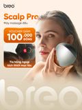 Máy Massage Đầu Breo Scalp Mini Pro - Tia Hồng Ngoại Kích Thích Mọc Tóc - Xoa Bóp Đa Điểm Tuần Hoàn Lưu Thông Máu