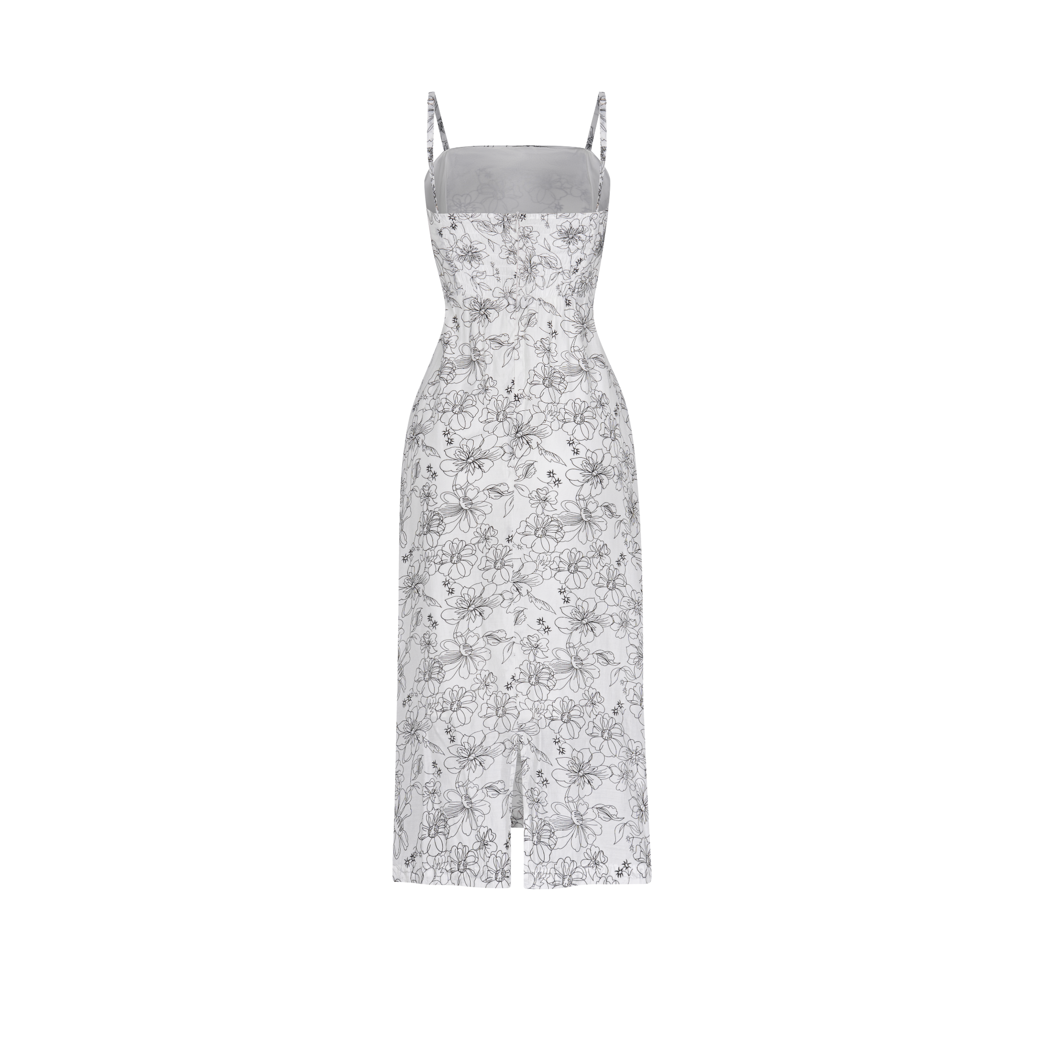 PAINTED MIDI DRESS