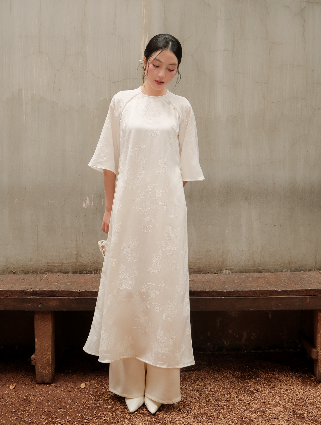 ÁO DÀI GẤM KIM