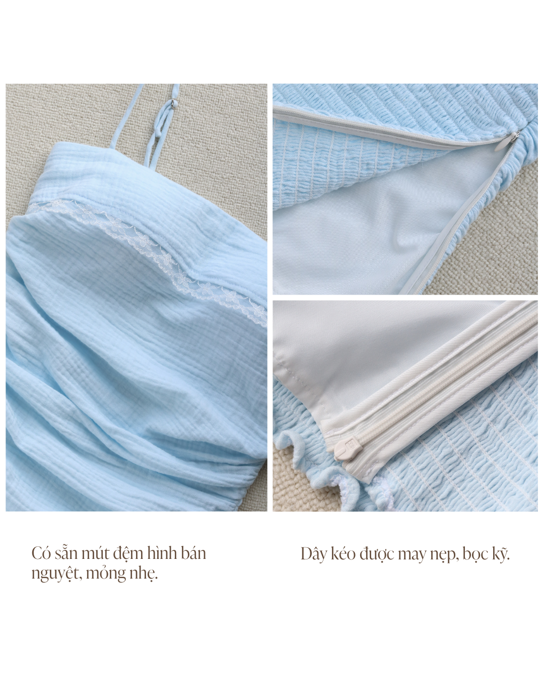 MARSHMALLOW TOP - BABY BLUE