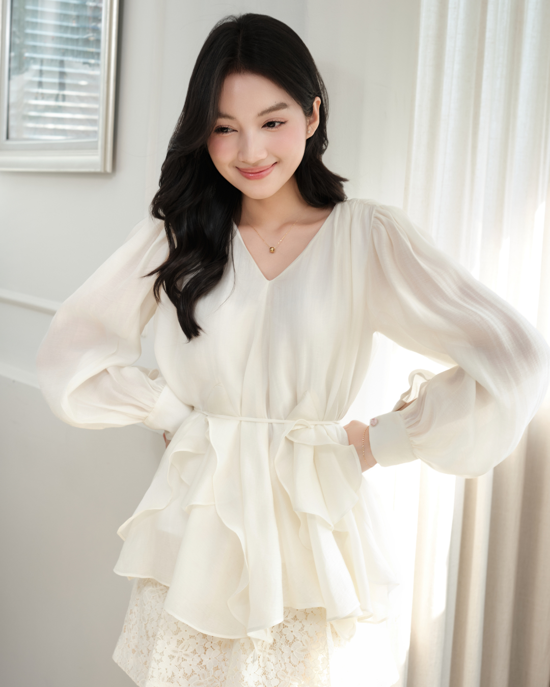 DOVE BLOUSE - CREAMY