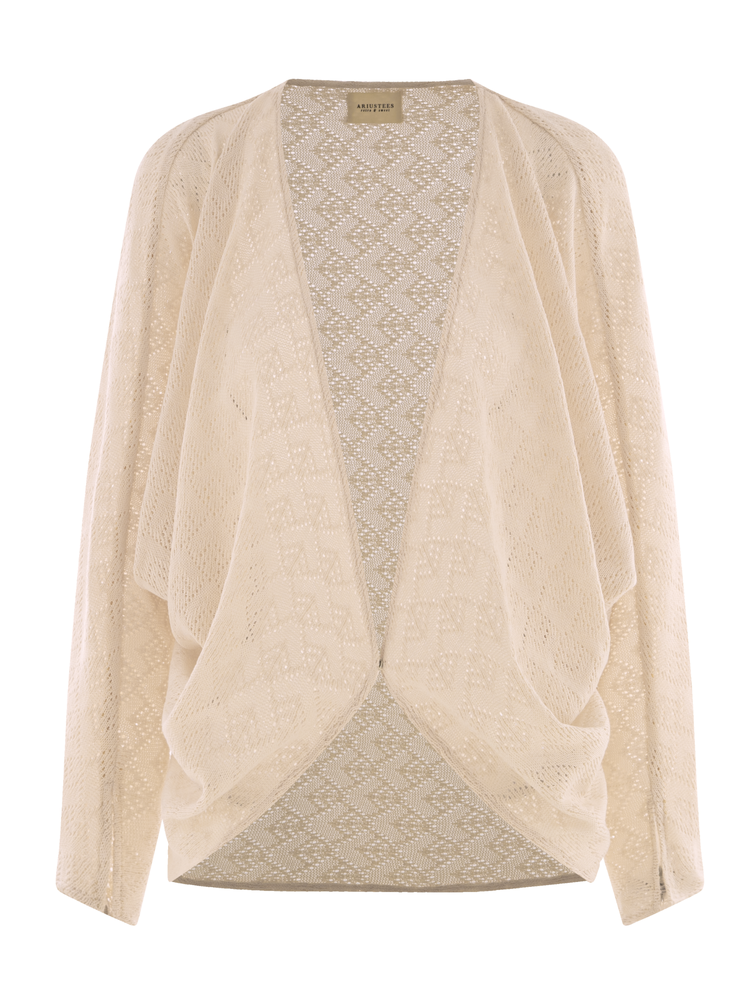 BEIGE LOTUS CARDIGAN