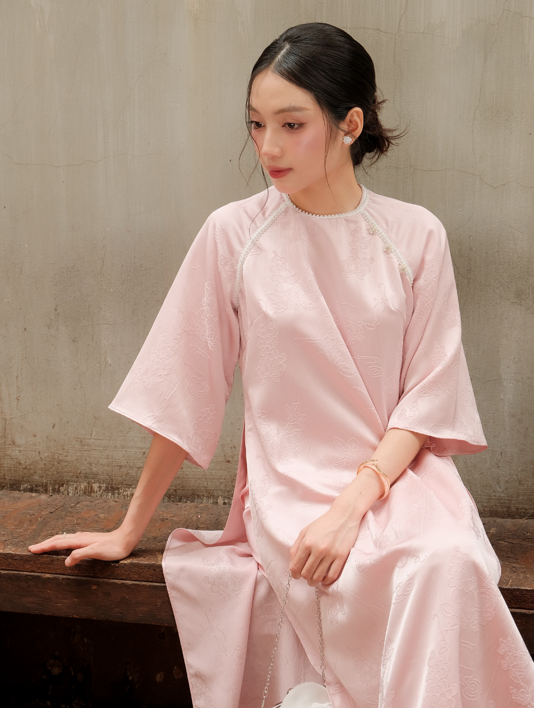 ÁO DÀI GẤM THUỶ
