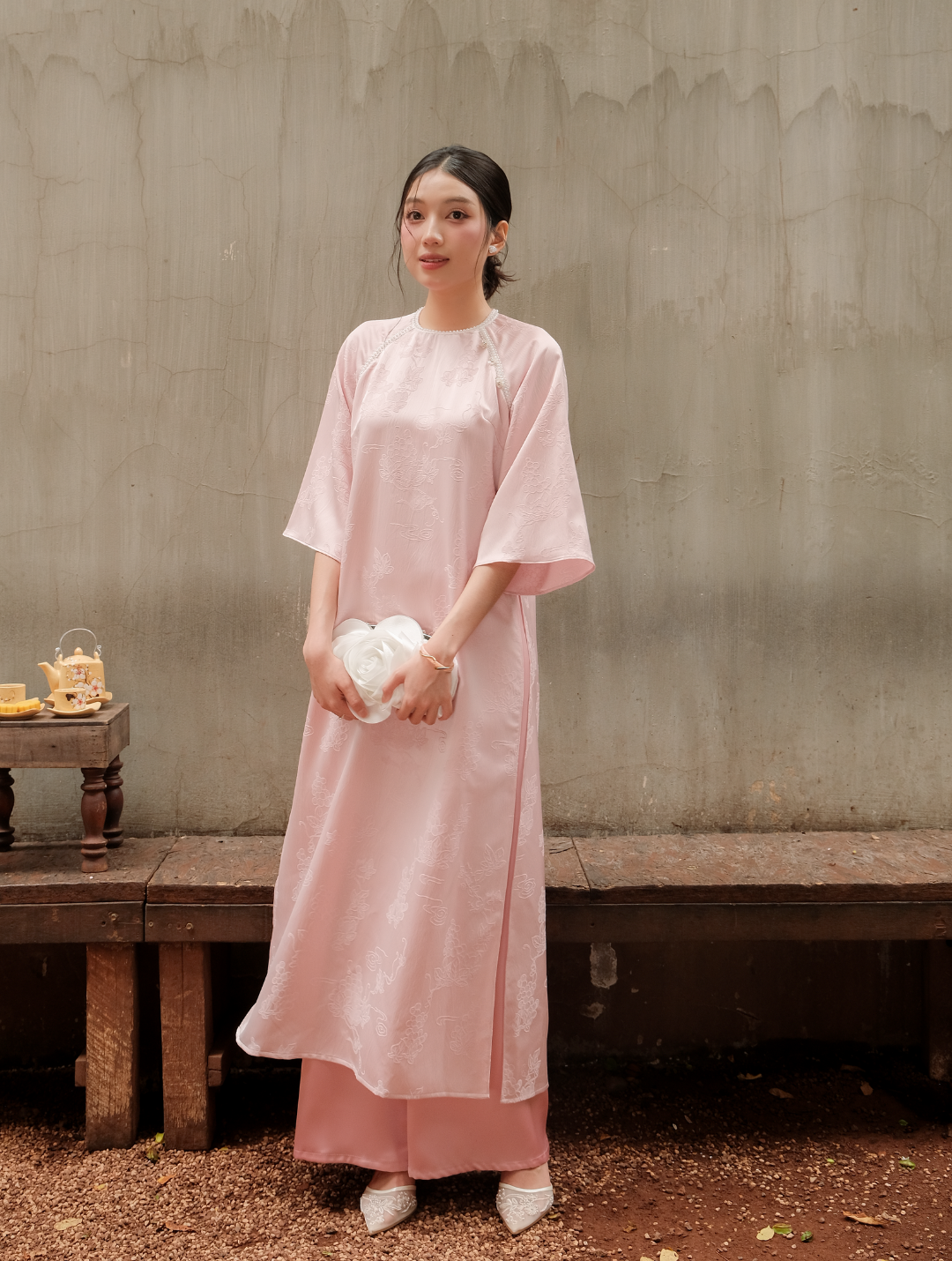 ÁO DÀI GẤM THUỶ