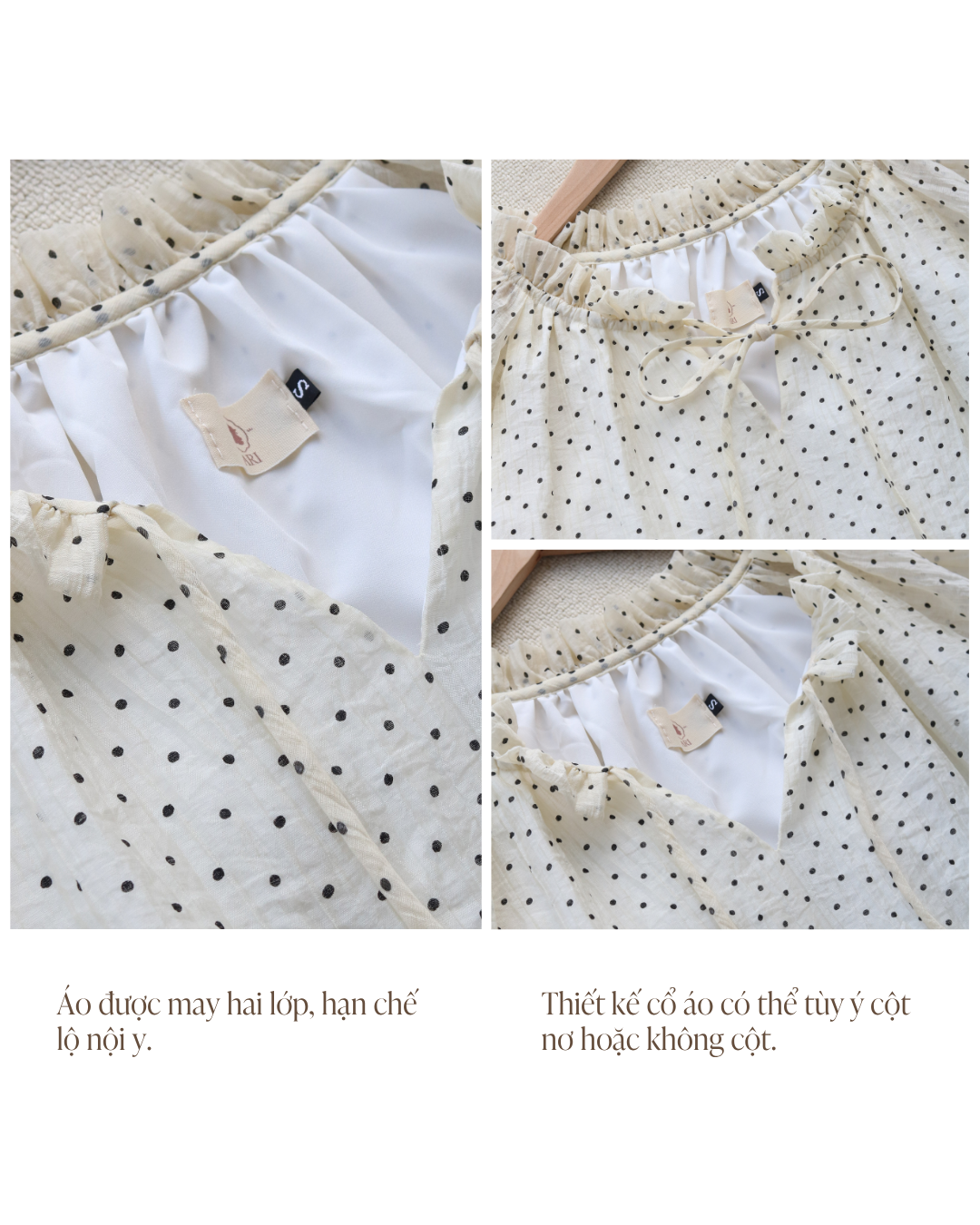 LUCIA BLOUSE - POKA DOT