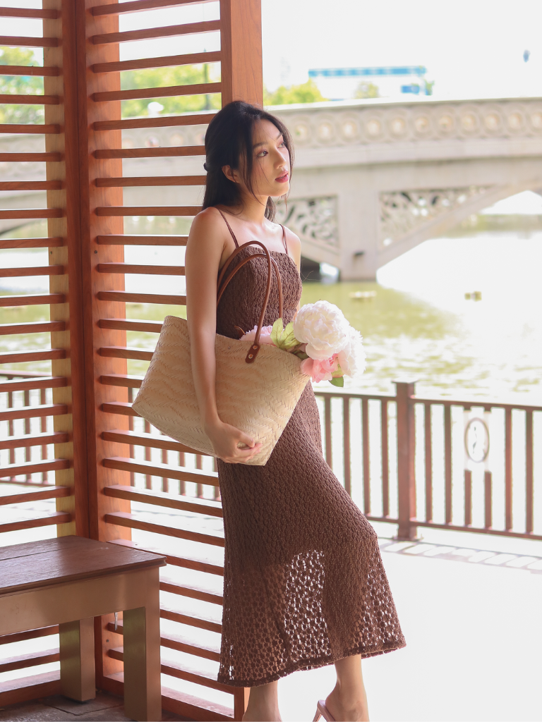 SWEET CHOCO CAMI DRESS