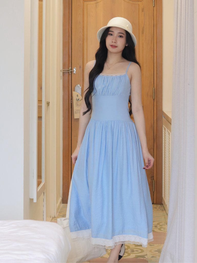 COTTON CANDY DRESS - BLUE