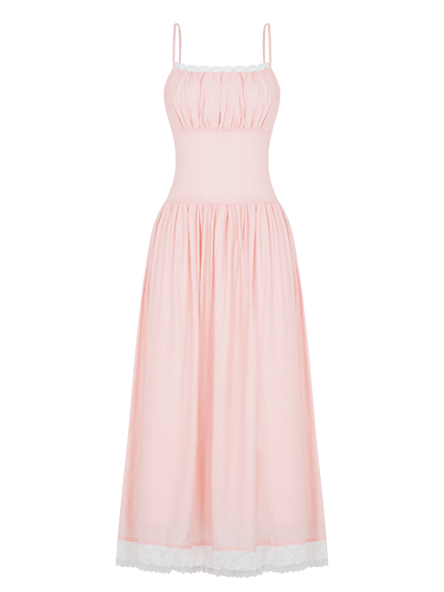 COTTON CANDY DRESS - PASTEL PEACH