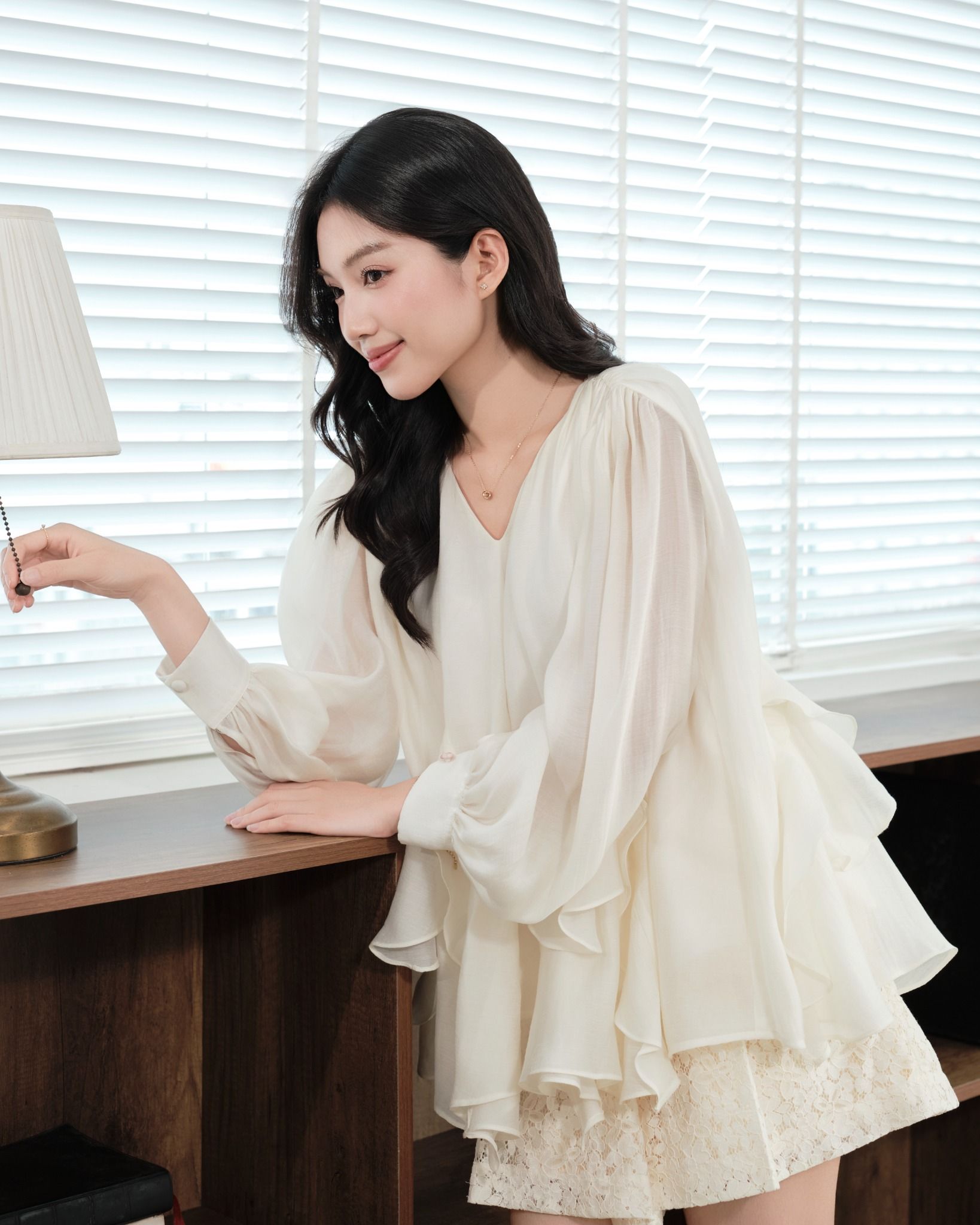 DOVE BLOUSE - CREAMY
