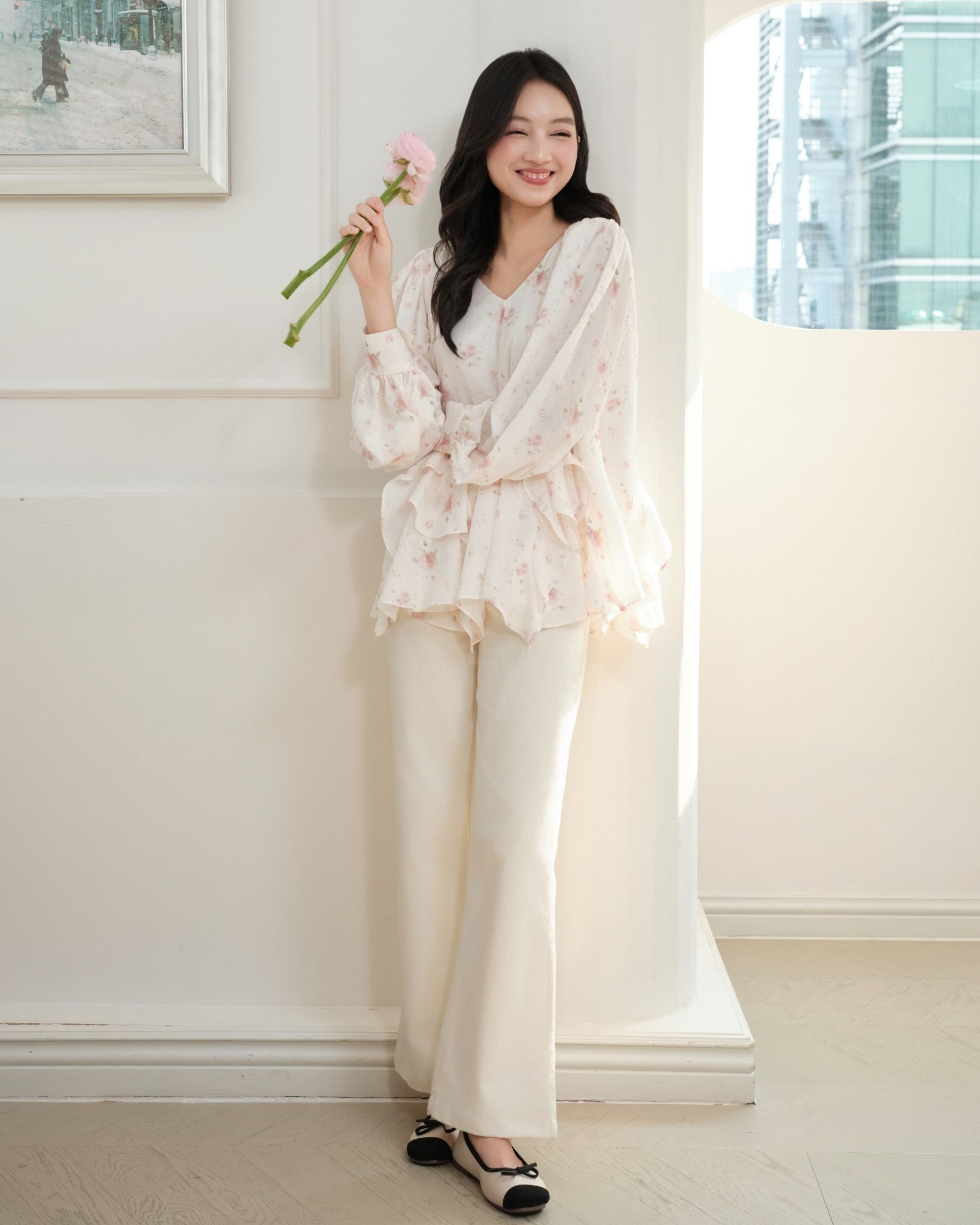 DOVE BLOUSE - FLORAL