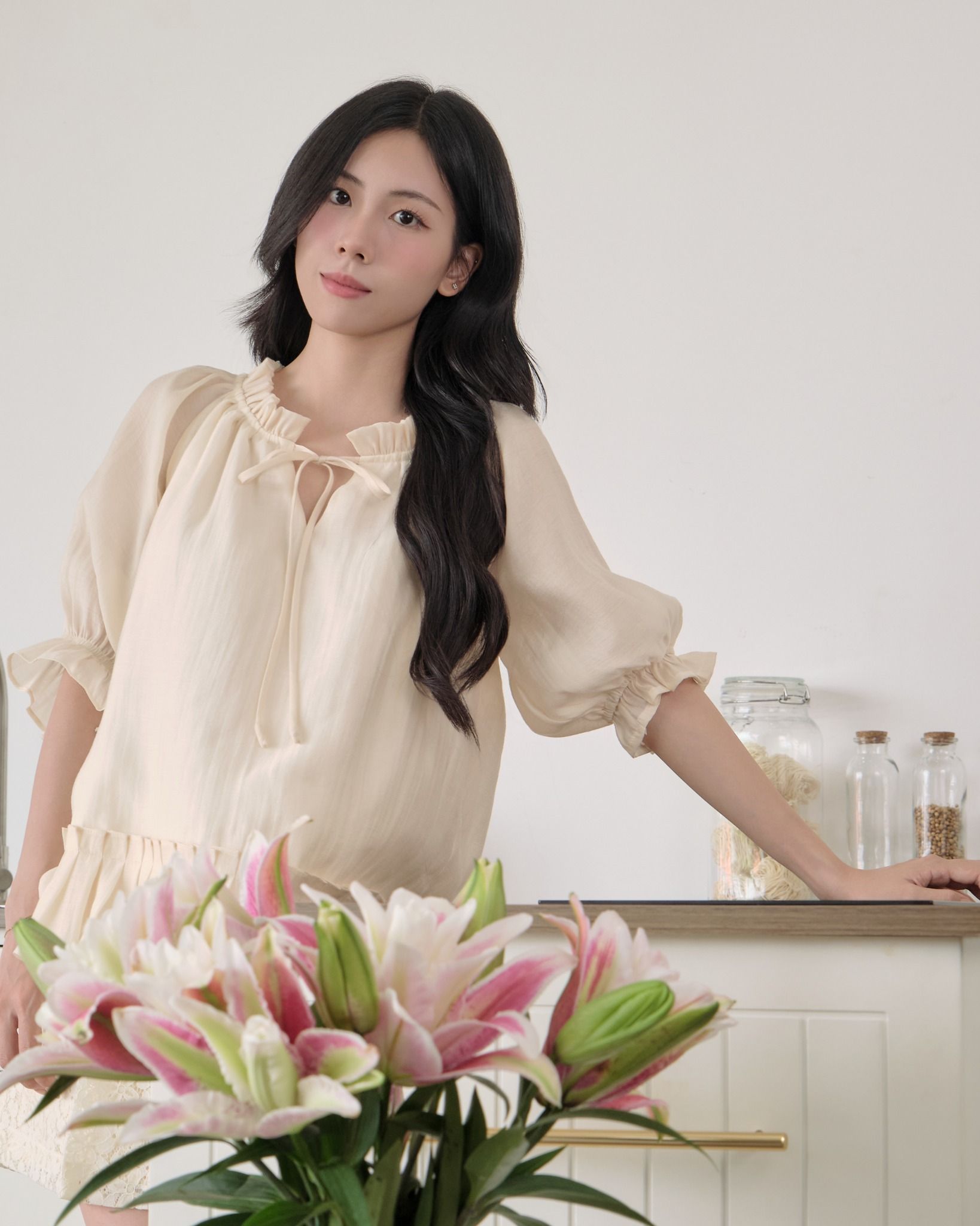 LUCIA BLOUSE - CREAMY