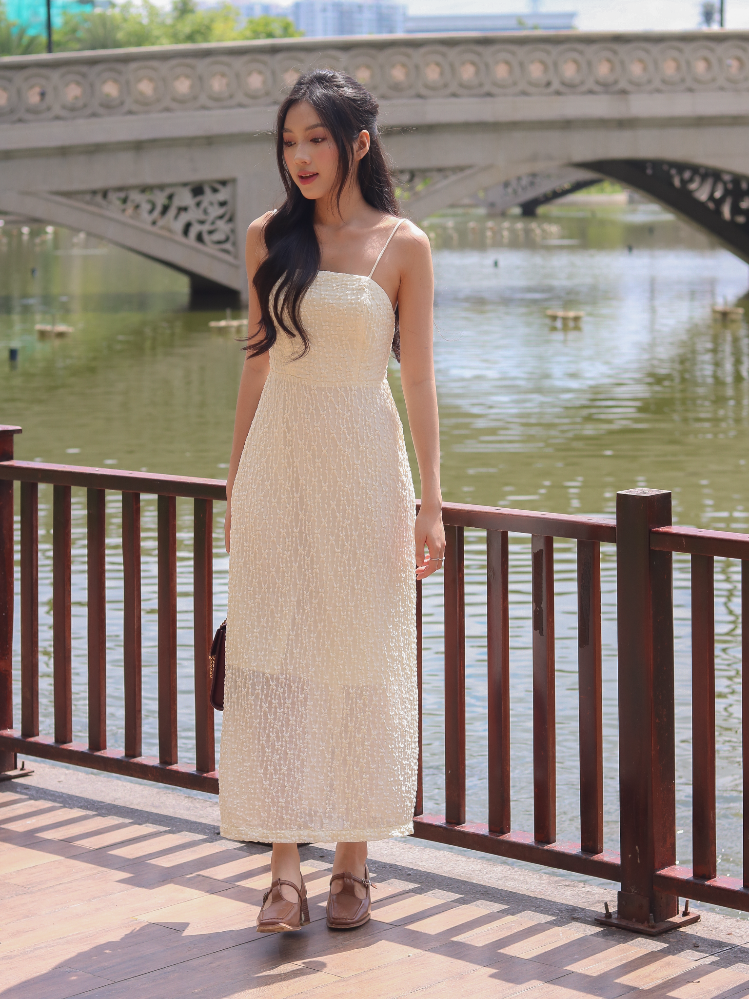 FLOWERY CAMI DRESS