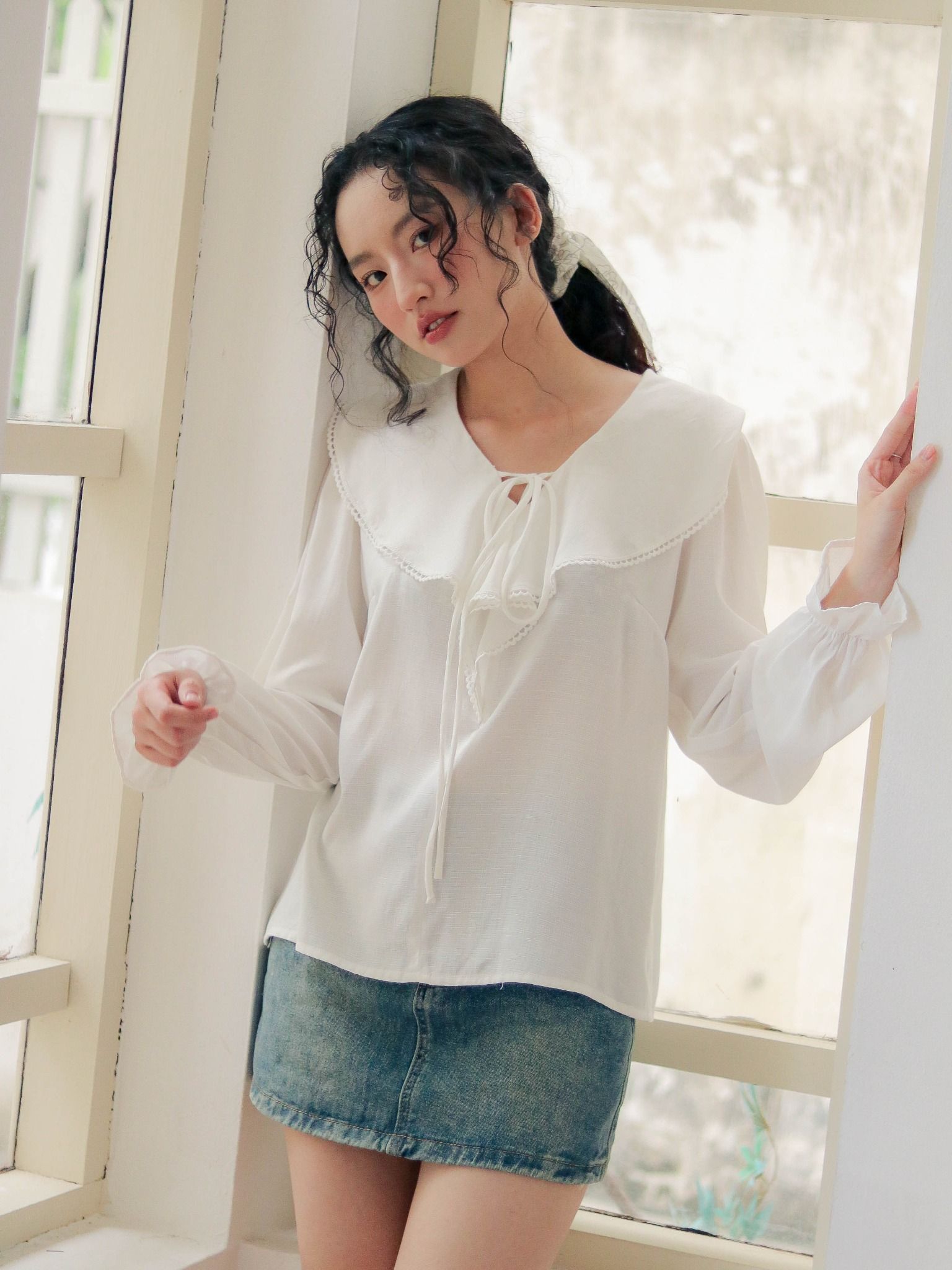 LOUIS BLOUSE - WHITE