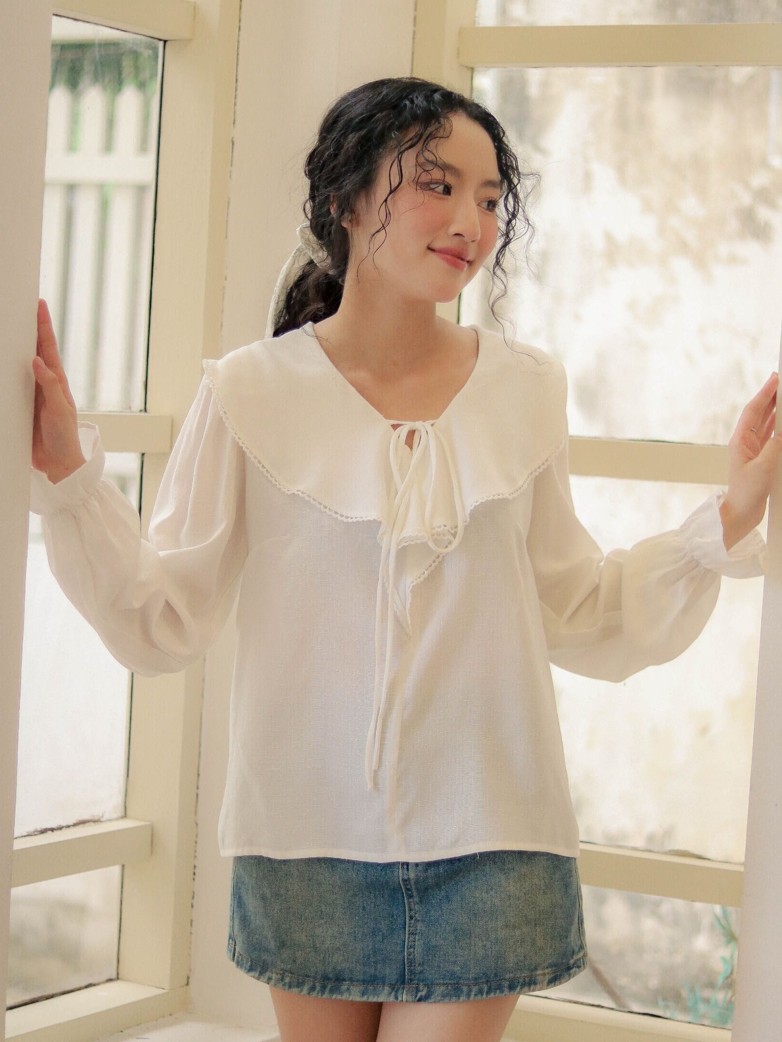 LOUIS BLOUSE - WHITE