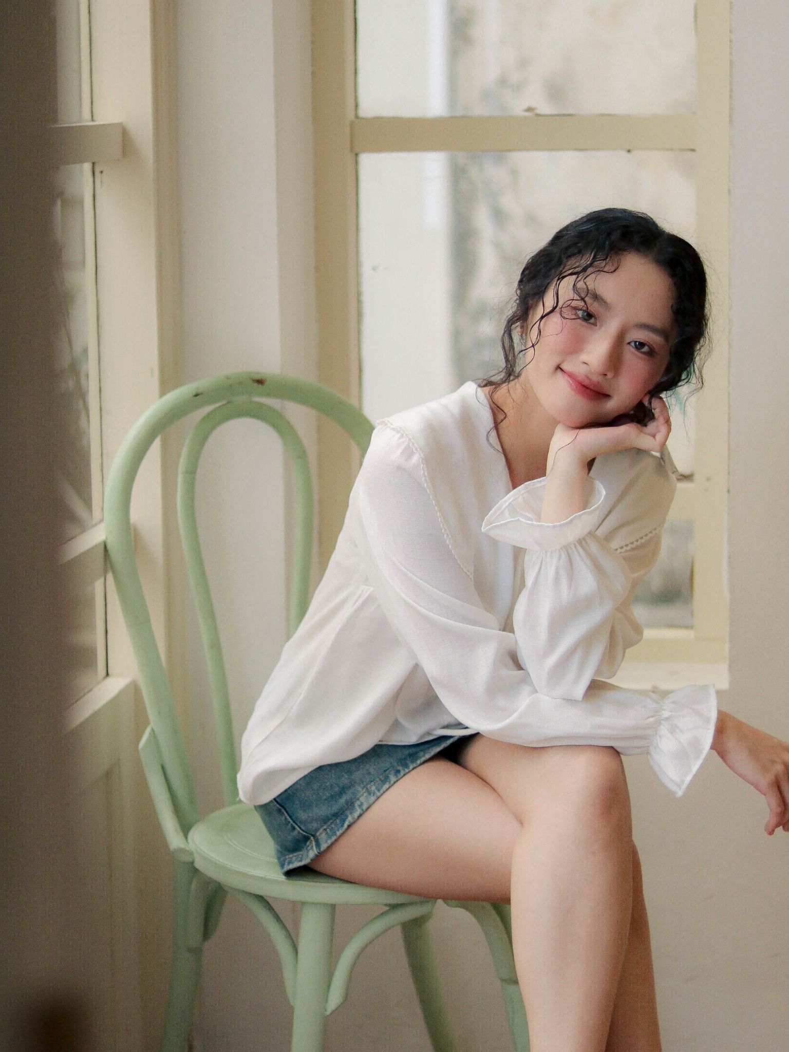 LOUIS BLOUSE - WHITE