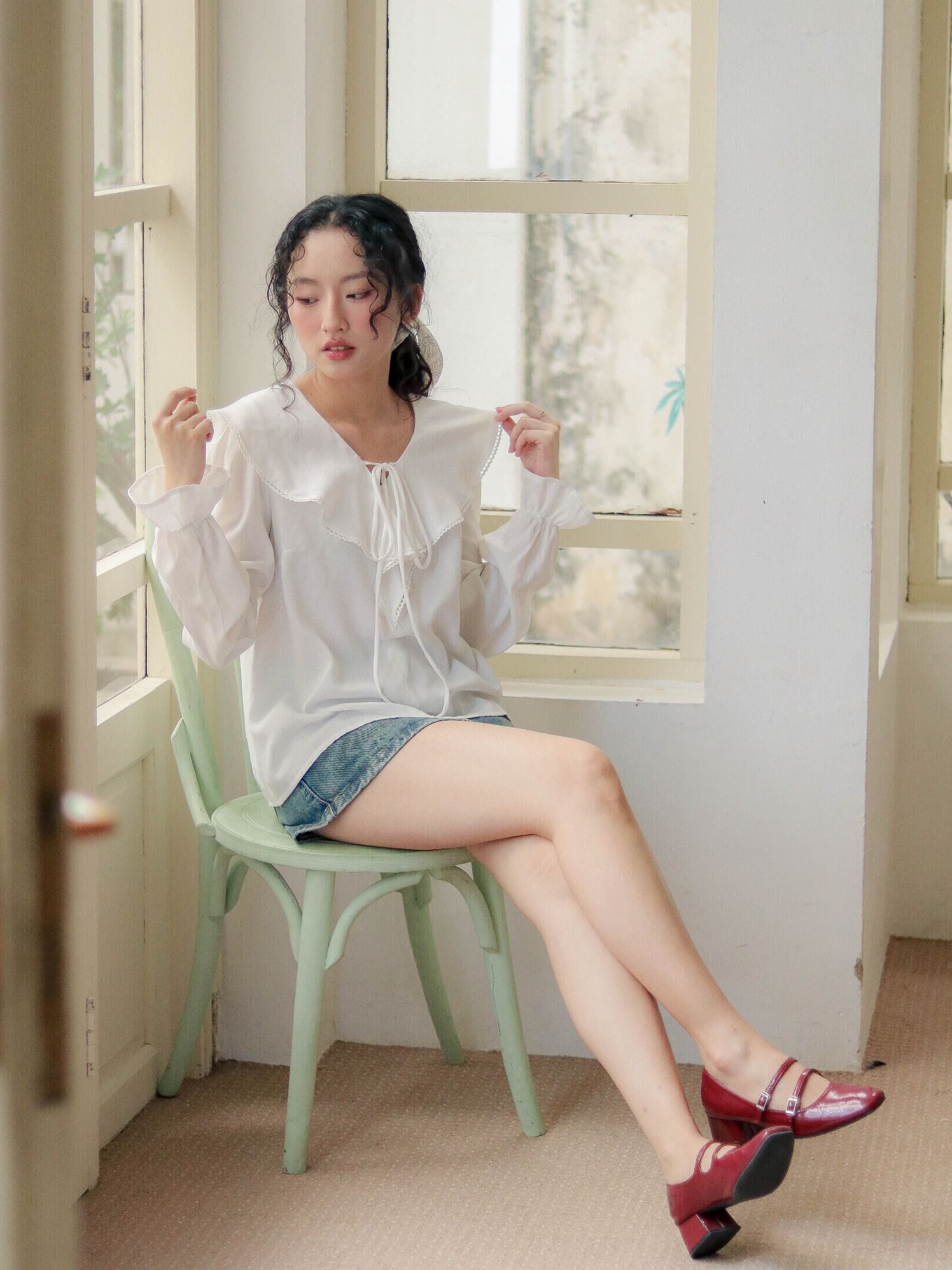 LOUIS BLOUSE - WHITE