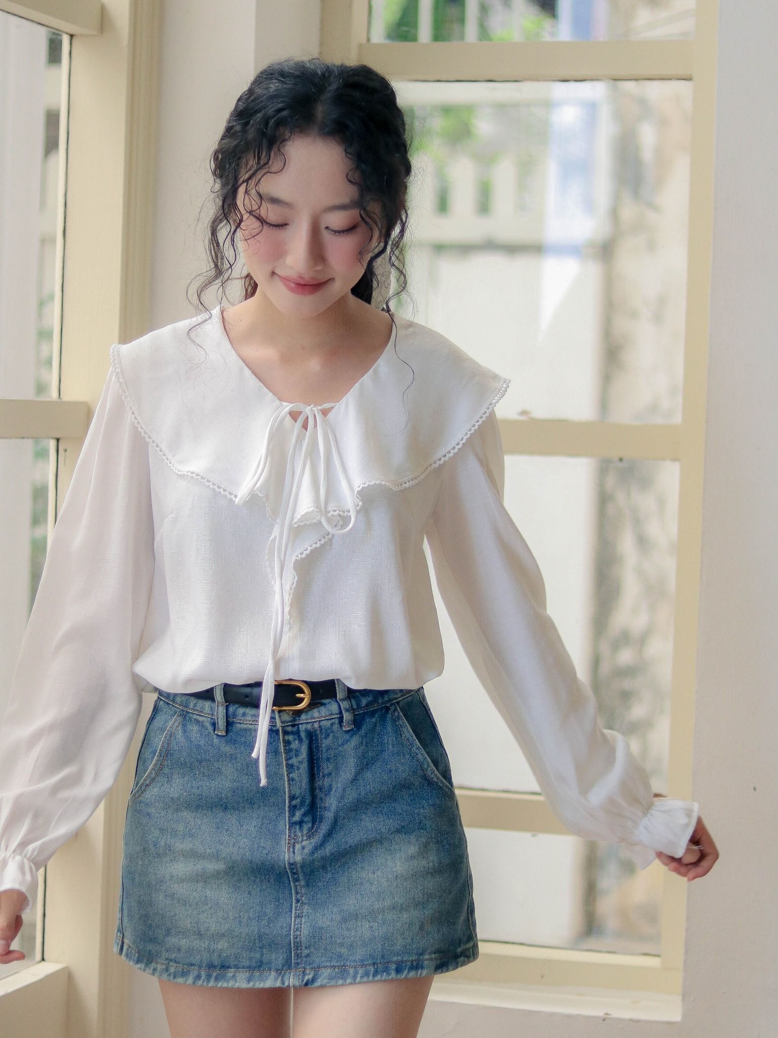 LOUIS BLOUSE - WHITE