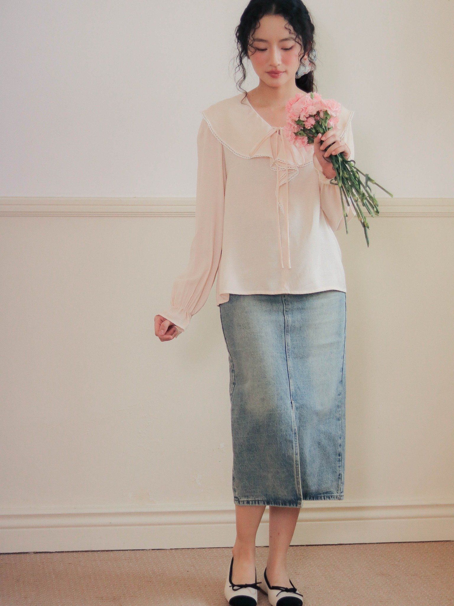 LOUIS BLOUSE - BEIGE