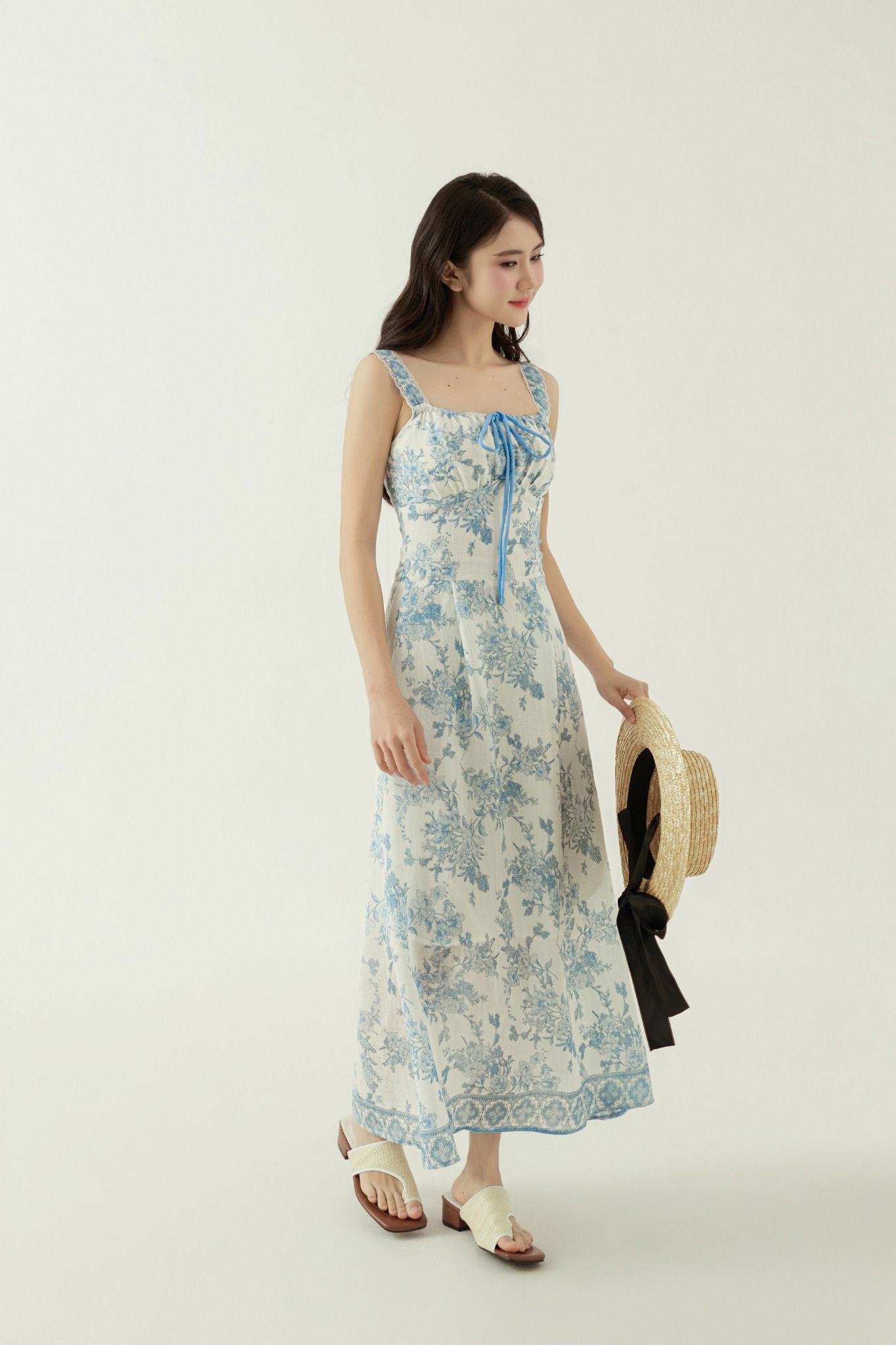 BLUE TOILE DRESS