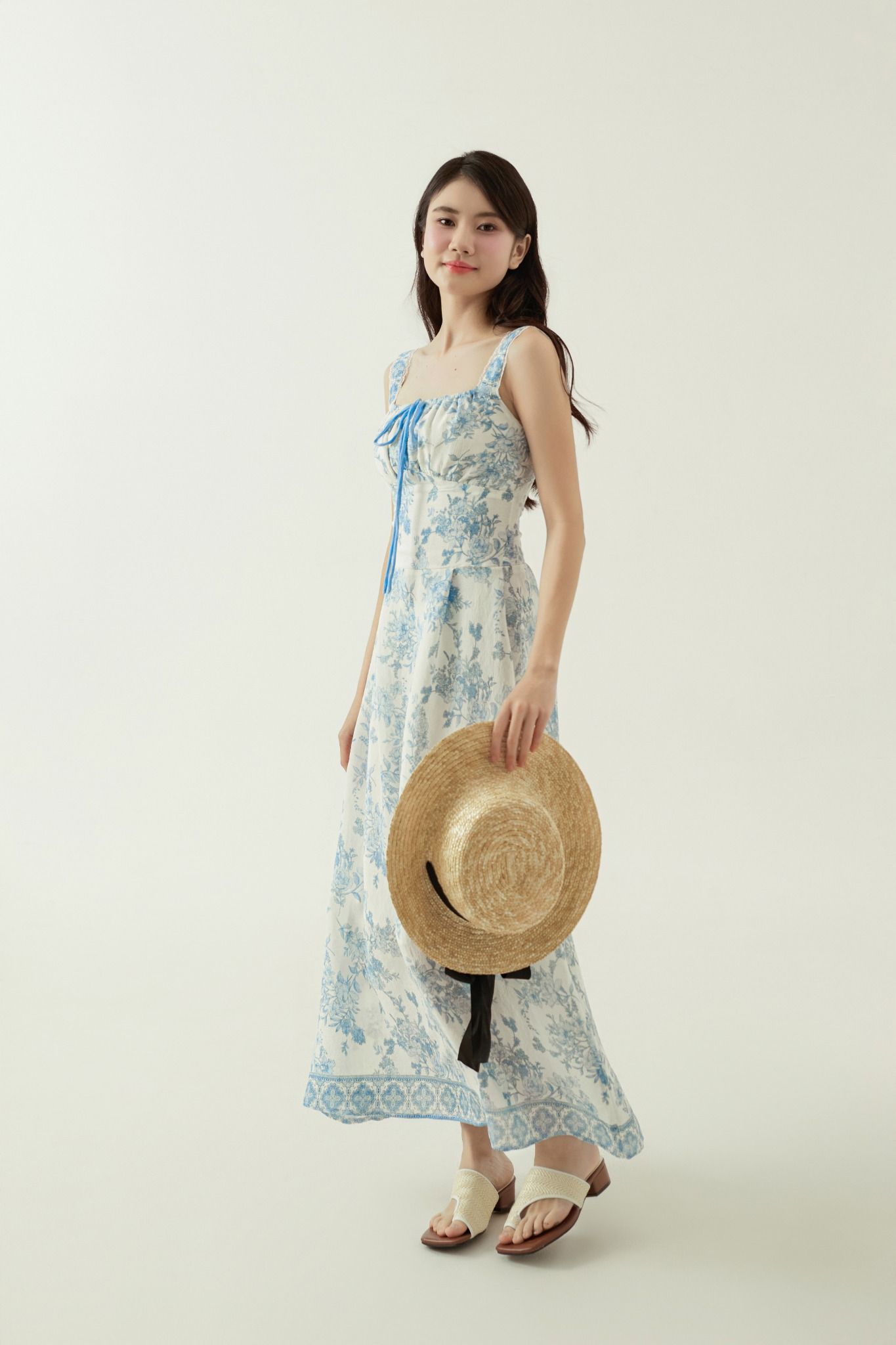 BLUE TOILE DRESS
