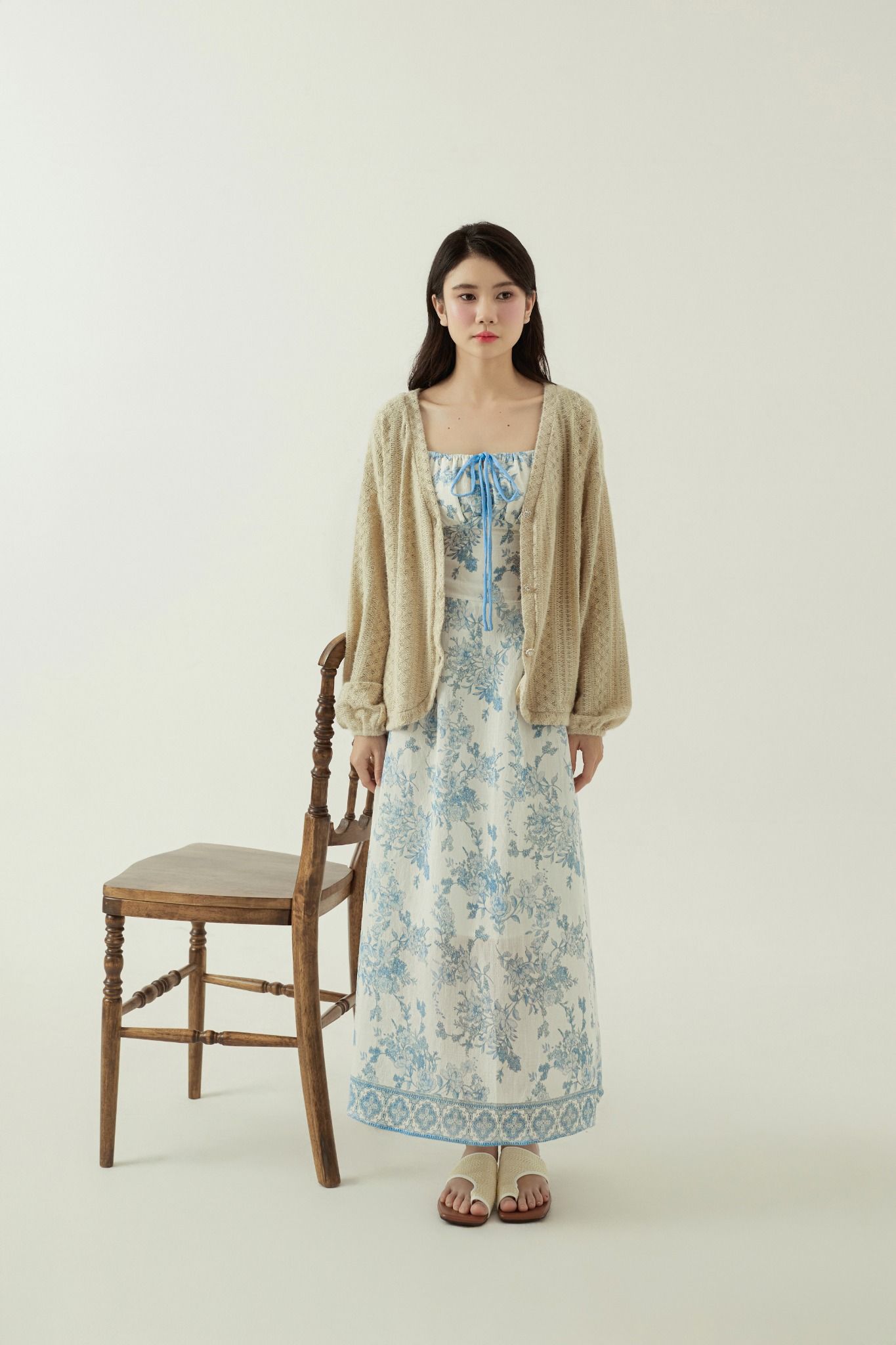 BLUE TOILE DRESS