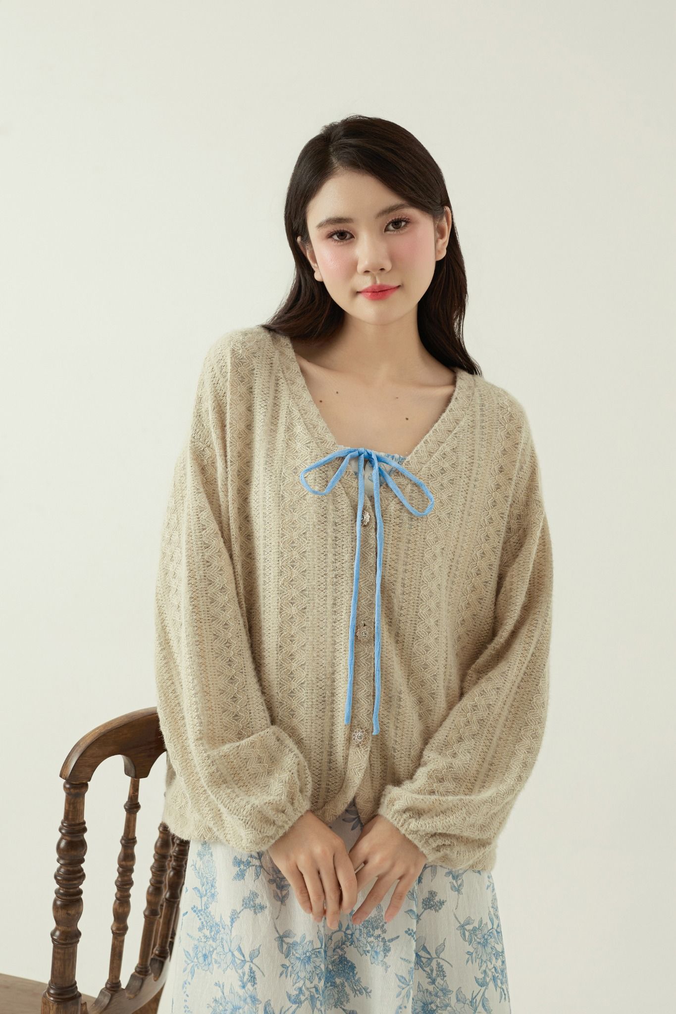MILK TEA CARDIGAN