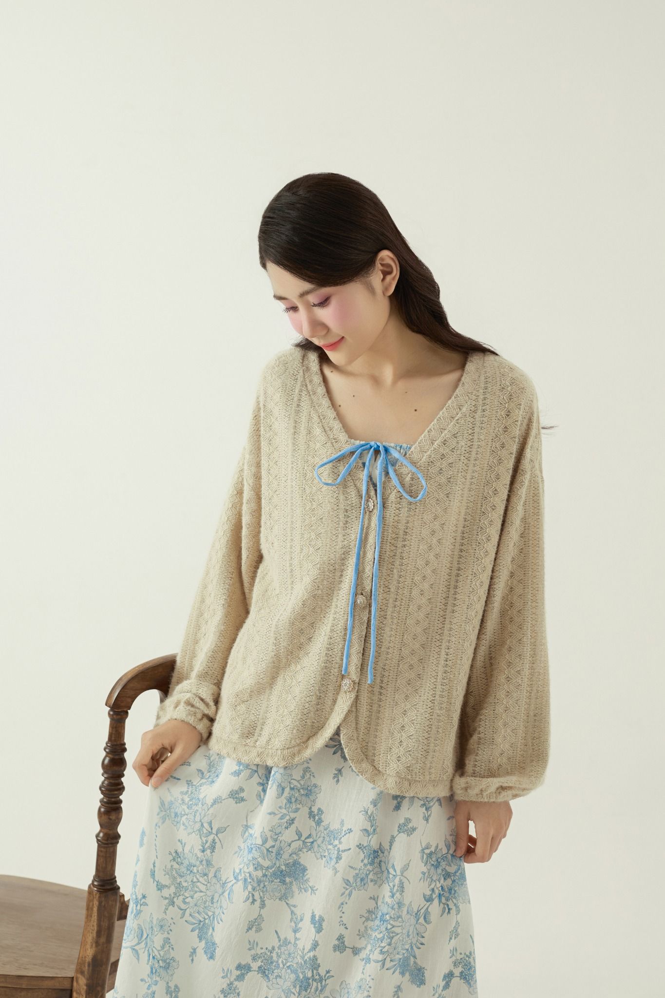 MILK TEA CARDIGAN