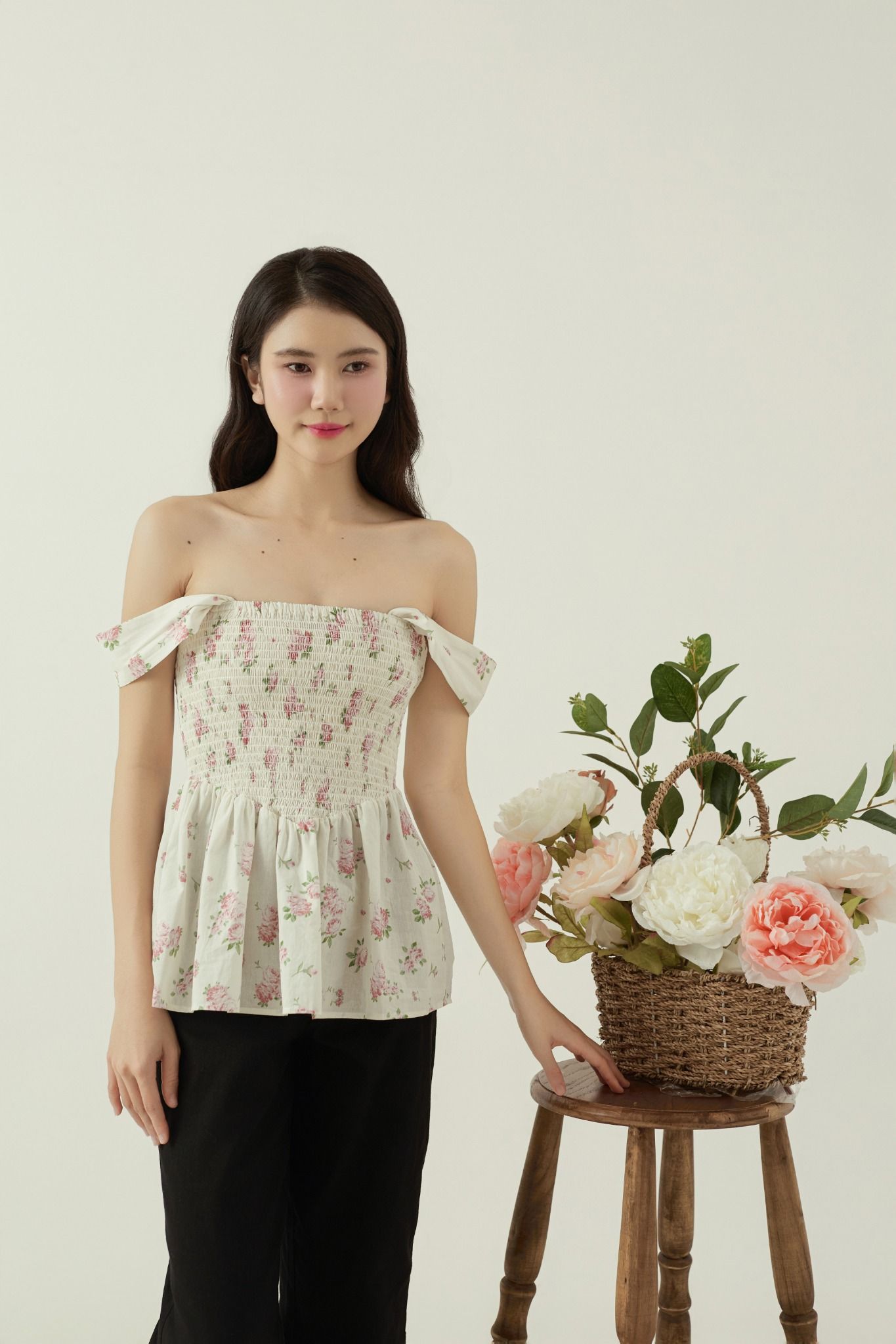 ASHLEY SMOCK TOP