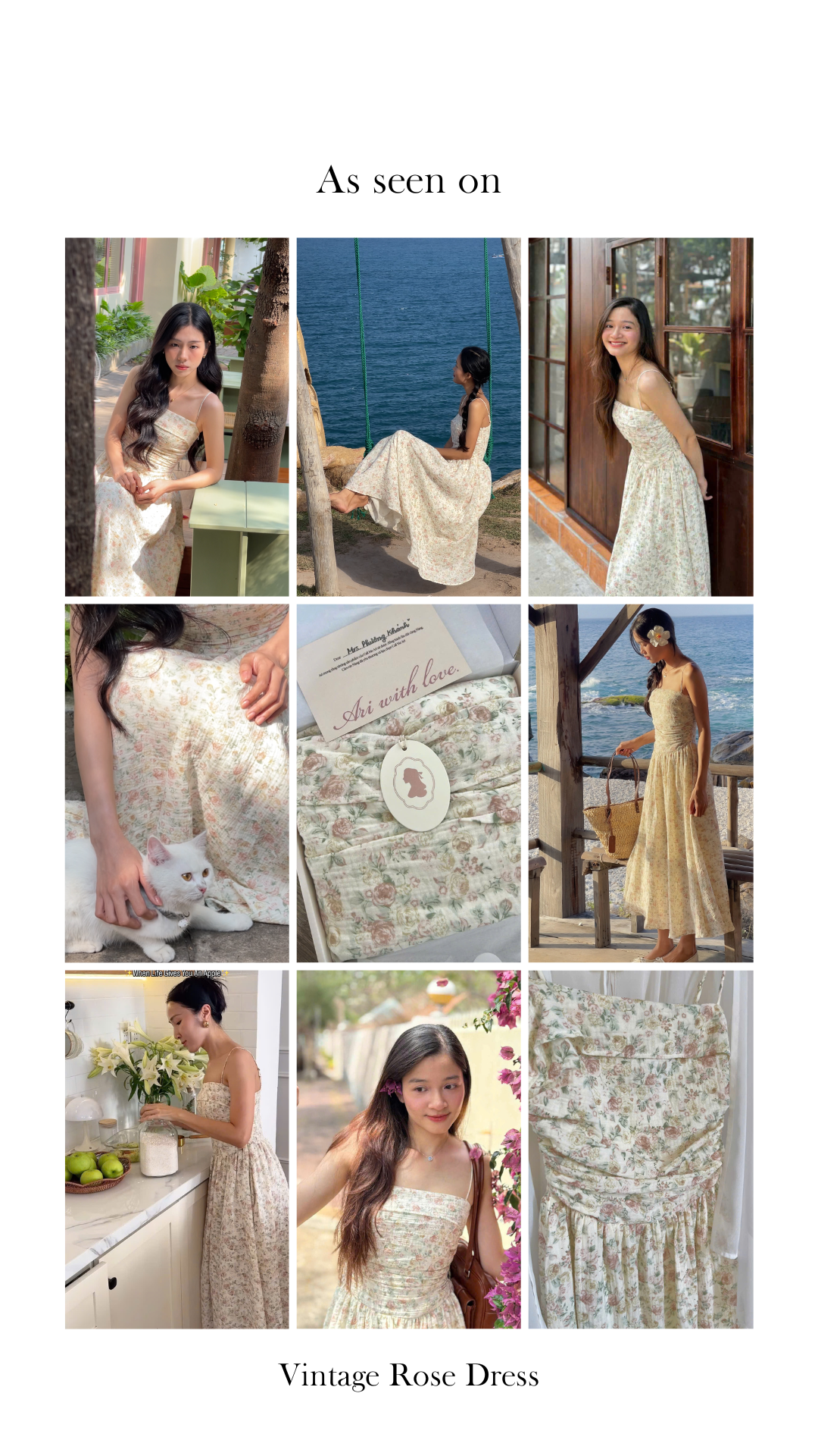 VINTAGE ROSE DRESS