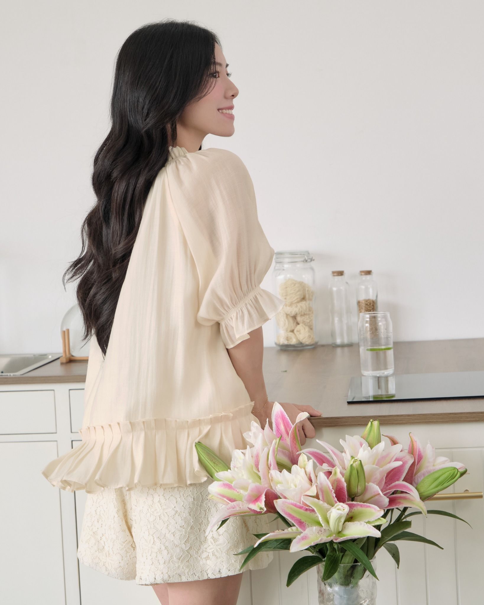 LUCIA BLOUSE - CREAMY
