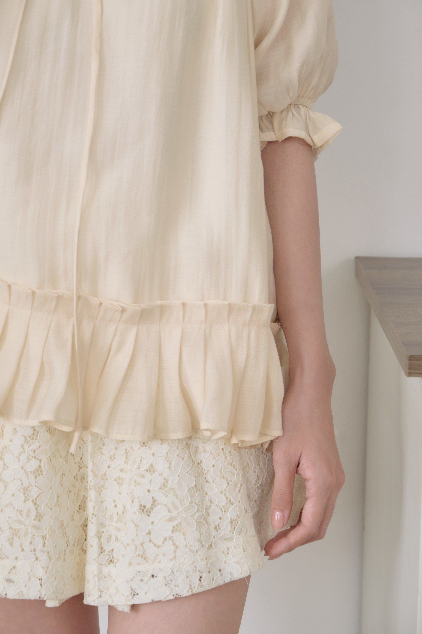 LUCIA BLOUSE - CREAMY