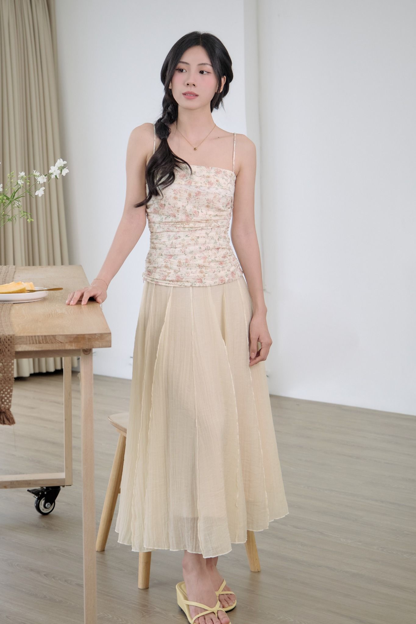 SANDY MIDI SKIRT