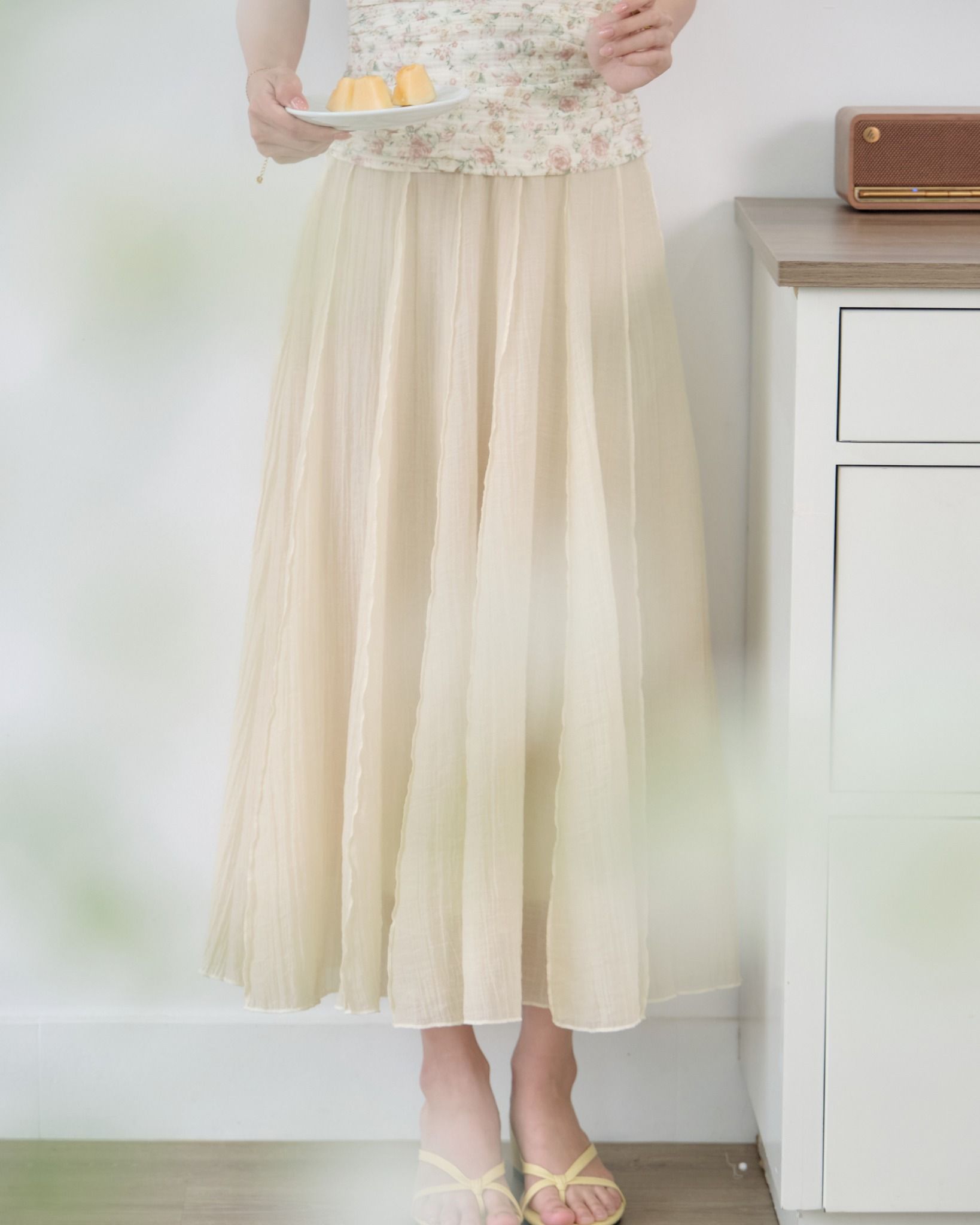 SANDY MIDI SKIRT