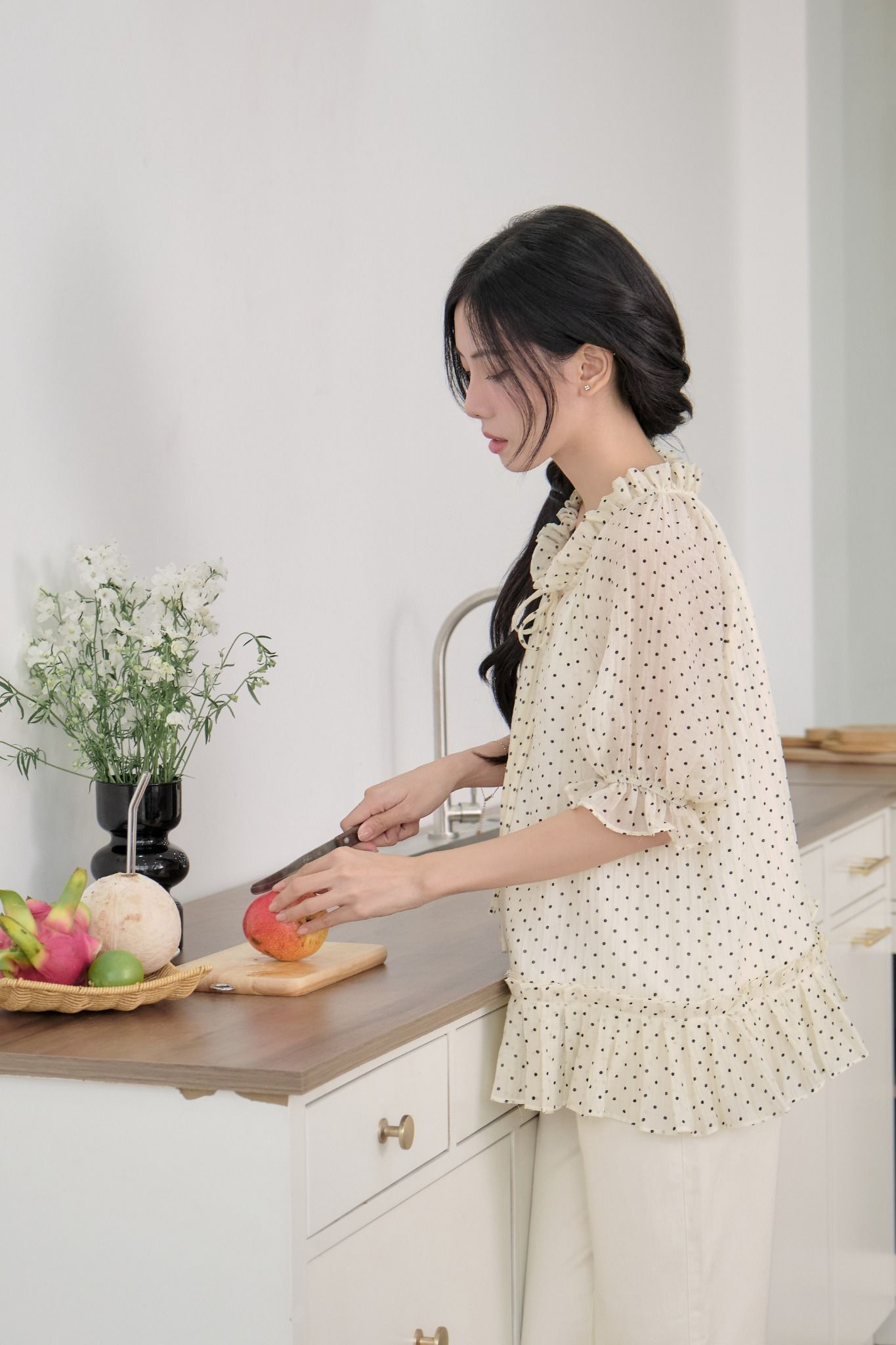LUCIA BLOUSE - POKA DOT
