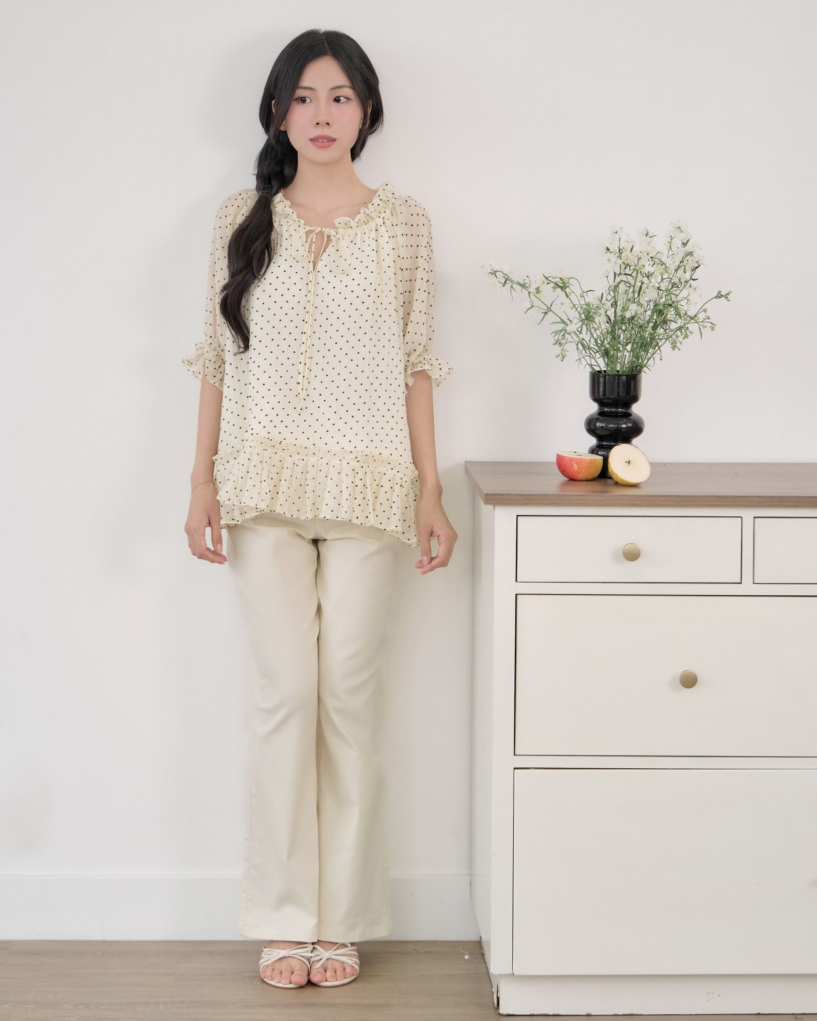 LUCIA BLOUSE - POKA DOT