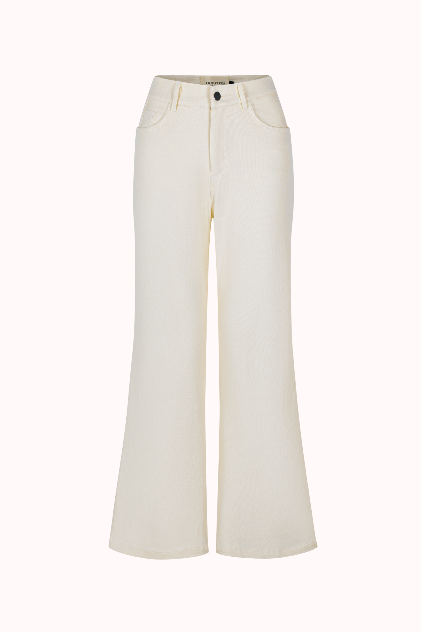 ARI WIDE LEG PANTS - CREAMY