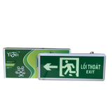 Đèn EXIT YiFei 2 mặt + Tem Kiểm định