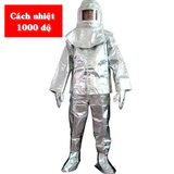 Quần áo cách nhiệt 500 độ F-500 gồm quần áo, mũ trùm, găng tay, miếng bảo vệ ủng