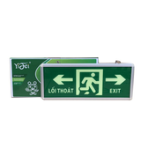 Đèn EXIT YiFei 2 mặt + Tem Kiểm định