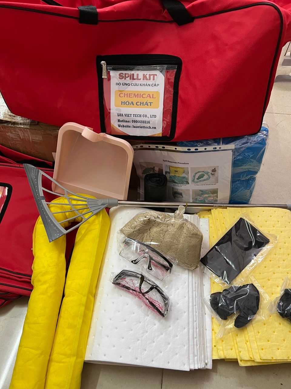 Bộ ứng cứu tràn dầu và hóa chất 30,45,60 lít (Spill Kit 30,45,60)