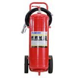 Bình chữa cháy xe đẩy bột ABC 25kg VinaFoam V25-P, có tem kiểm định
