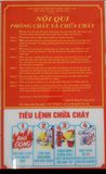 Bảng tiêu lệnh chữa cháy - chất liệu mica, có kèm keo dính chịu lực