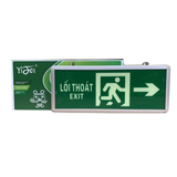 Đèn EXIT YiFei 2 mặt + Tem Kiểm định