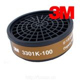 Mặt nạ phòng độc 3M 3200 + phin lọc 3301 - Chính hãng 3M USA