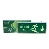 Đèn EXIT YiFei 2 mặt + Tem Kiểm định