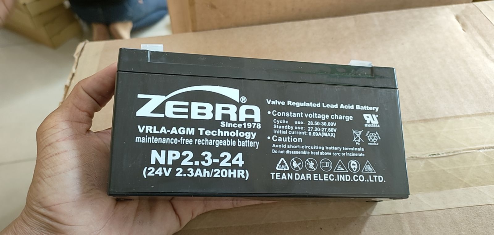 Ắc quy cho tủ trung tâm báo cháy 24V