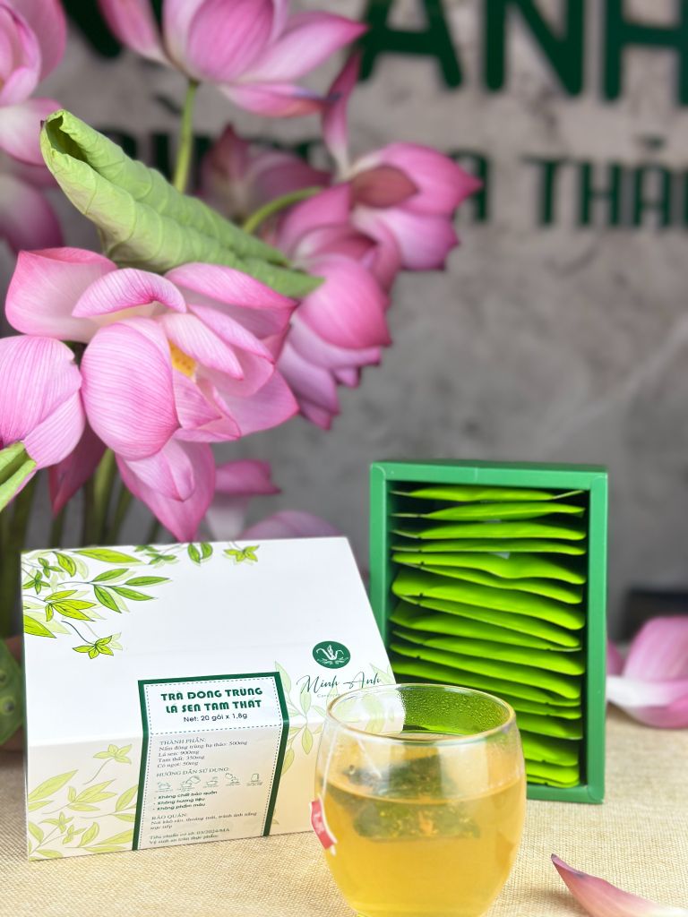 Trà Đông Trùng Lá Sen Tam Thất