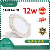 Đèn LED âm trần mỏng đổi màu D90/7w -D110/ 9w - D135/12w PT05 rạng đông