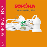 Bộ đuôi đèn có công tắc 2.5m , 5m SOPOKA